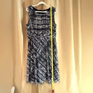 Cold Water Creek Elegant Black and Gray Women's Dress Size 18XL